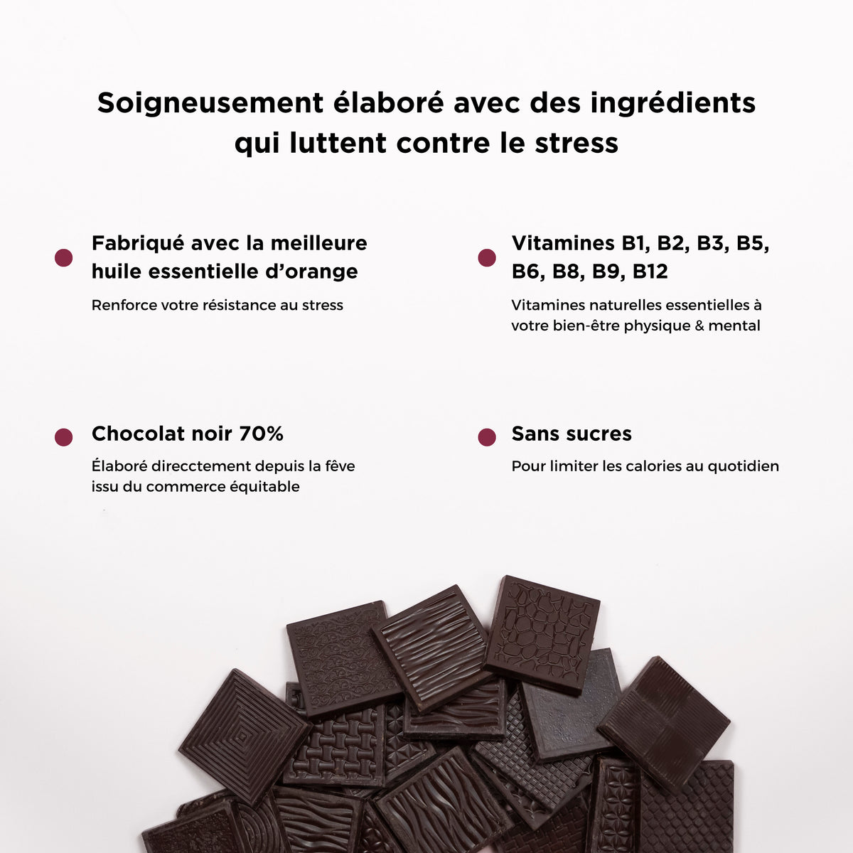 COMPLÉMENT ALIMENTAIRE ANTI-STRESS CHOCOLATÉ