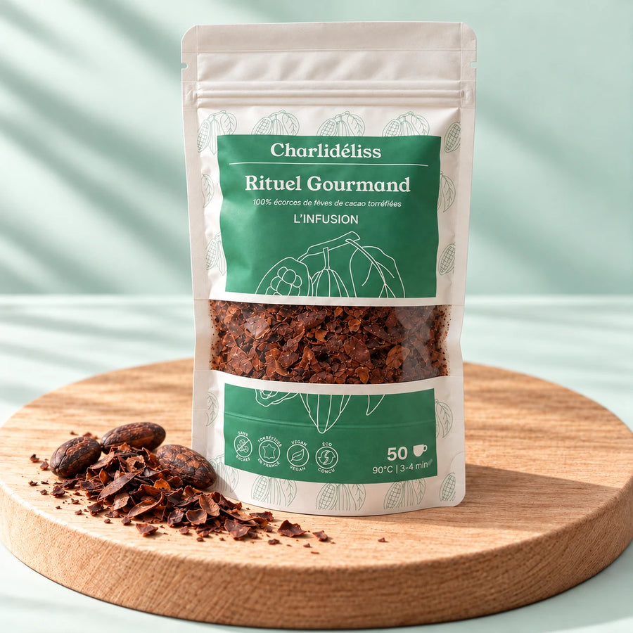 Sachet d'infusion cacao Rituel Gourmand de Charlidéliss